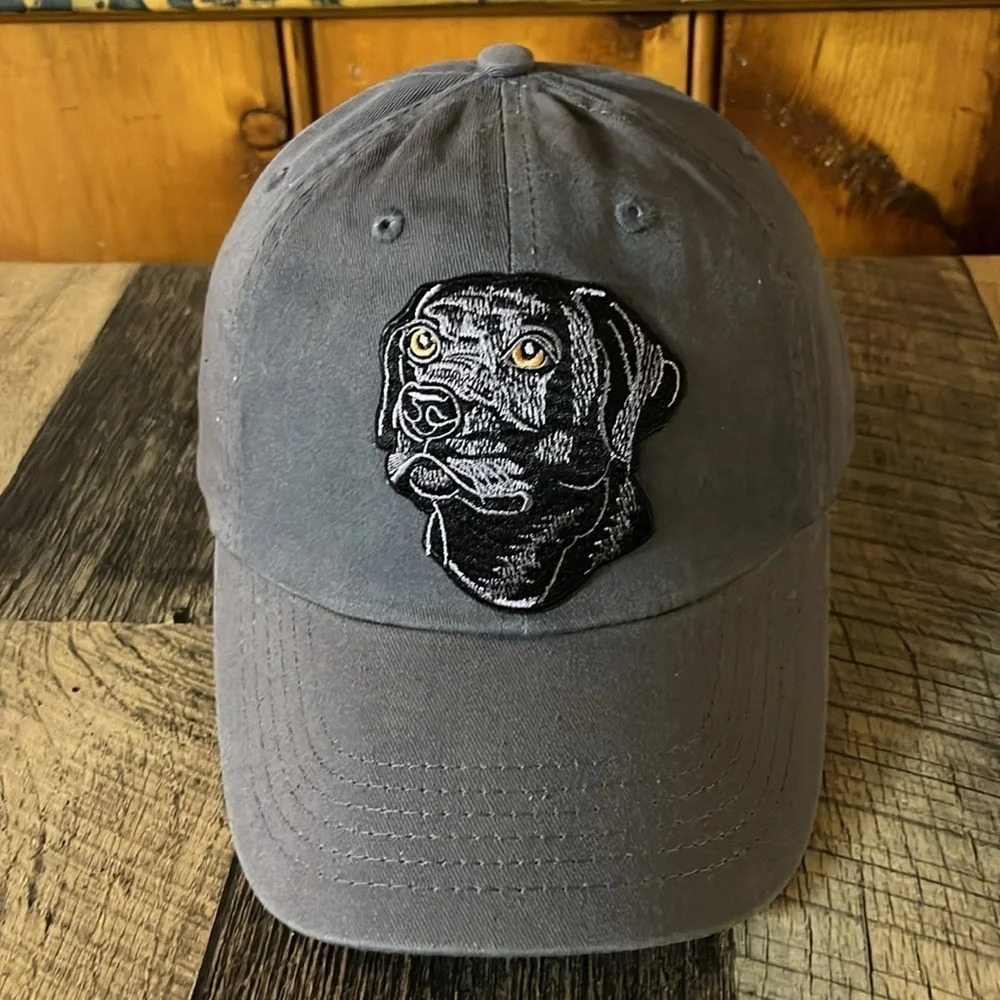 CUSTOM DESIGN BLACK LAB CASUAL HAT - Picture 2 of 6